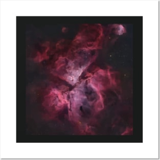 Carina Nebula Geometrized Posters and Art